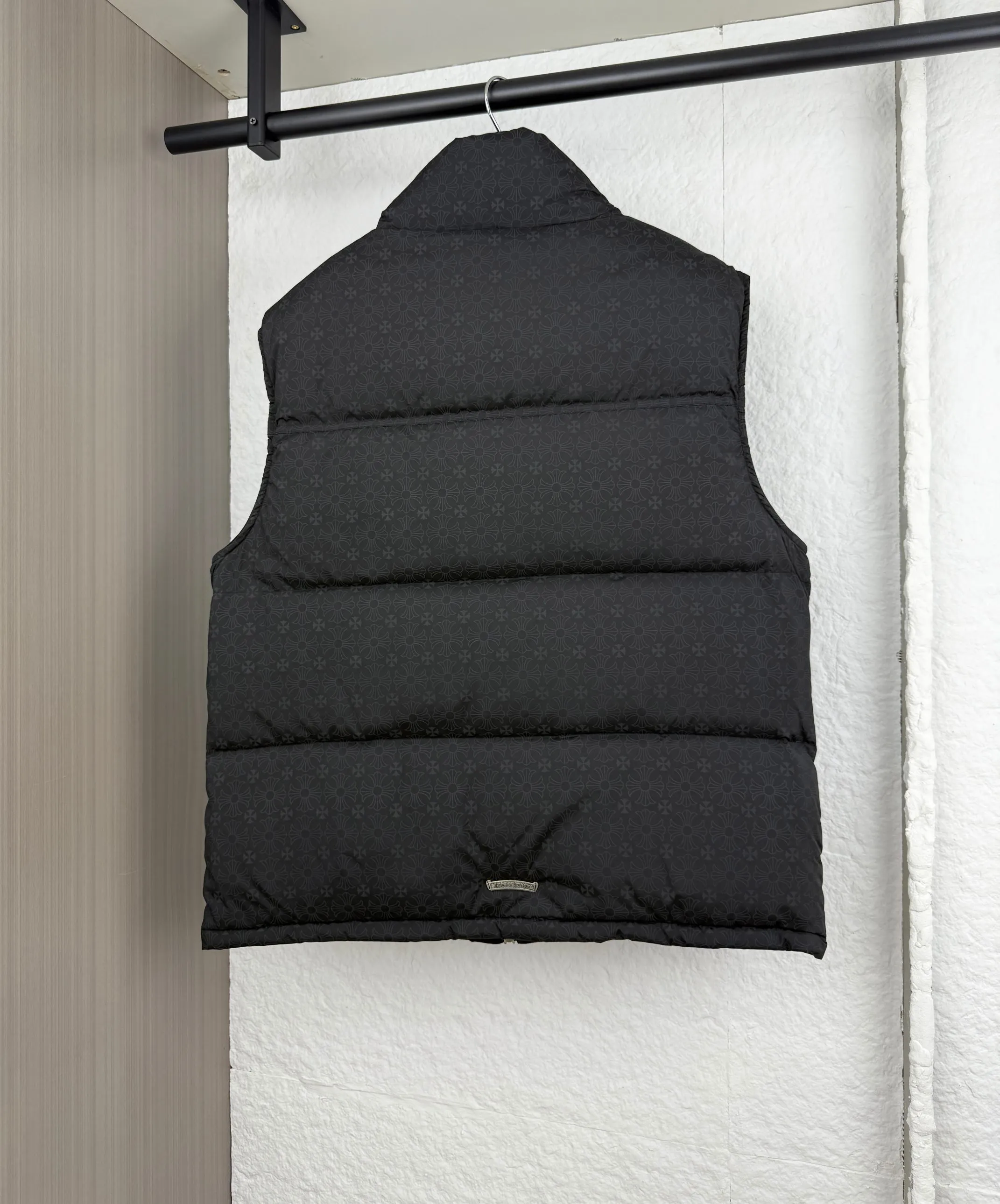 P820 ​​Chrome Hearts Chrome Hearts Sanskrit full-print jacquard down vest S/M/L/XL